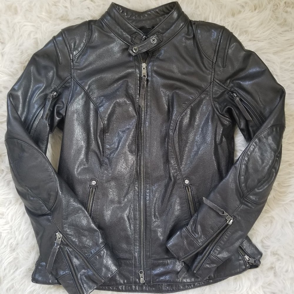 Harley Davidson Black Genuine Leather Jacket